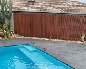 Merbau Batten Screens - Oiled Finish