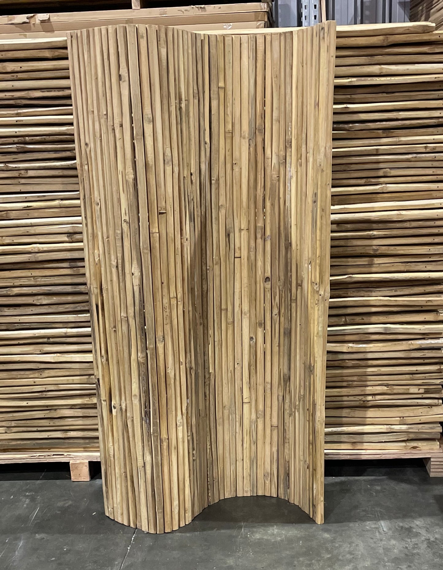 Samaki Bamboo Screen Panels - Curving