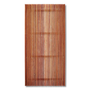 Merbau 8mm Gap Pool Screens - Oiled Finish