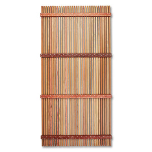 Spotted Gum Noosa 8mm Gap Pool Screens - Raw Finish