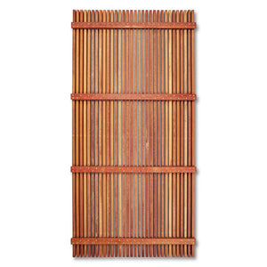 Yellow Balau Screens 8mm Gap - Oiled Finish