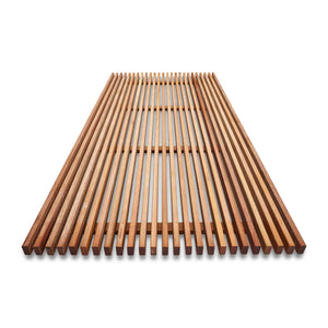 Yellow Balau Batten Screens - Oiled Finish