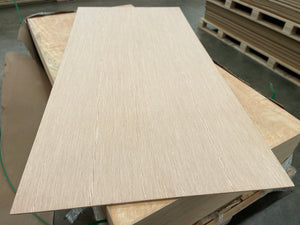 Ribbed Light Oak Wood Ply Panels - Curving - Premium Quality