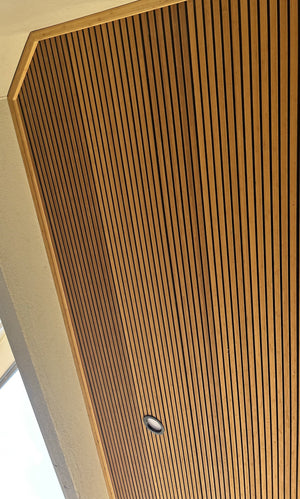 Shadowline Feature Wall & Ceiling Linings - Teak and Black - New Release