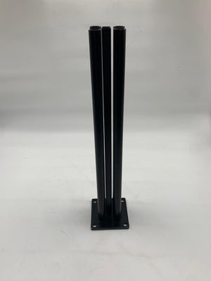Composite Fencing - Black Aluminium End Posts