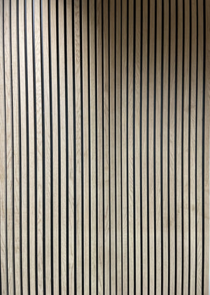 Slatted Feature Wall Panels - Flat or Curve Walls - Timber Veneer