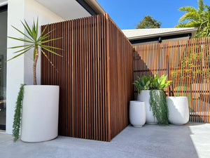 Merbau Batten Screens - Raw Finish