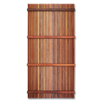 Merbau 8mm Gap Pool Screens - Oiled Finish