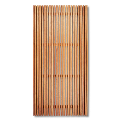 Merbau 8mm Gap Pool Screens - Raw Finish