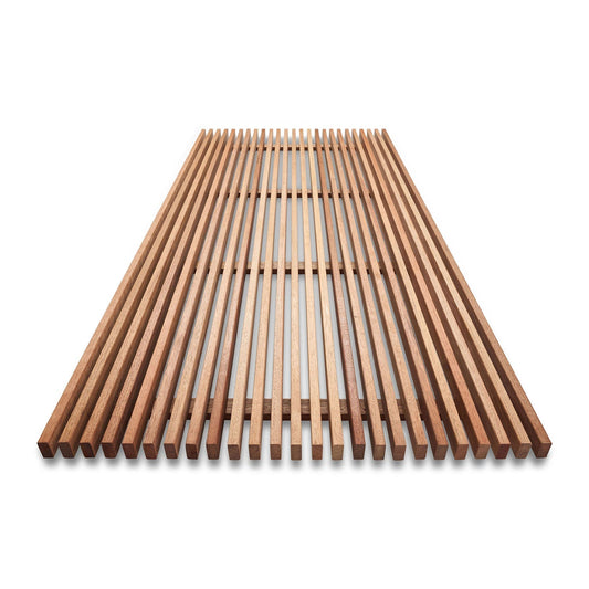 Merbau Batten Screens - Raw Finish