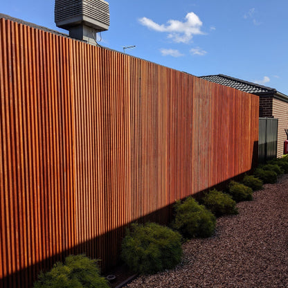 Merbau Batten Screens - Oiled Finish