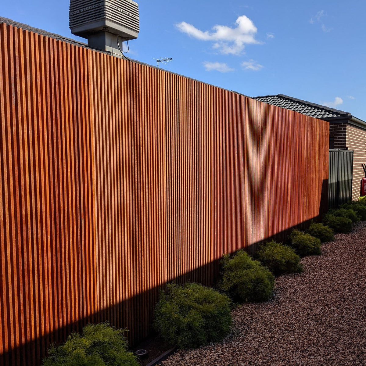 Merbau Batten Screens - Oiled Finish
