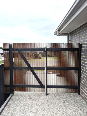 Merbau Batten Screens - Raw Finish