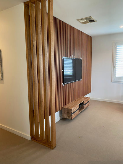 Merbau Batten Screens - Raw Finish