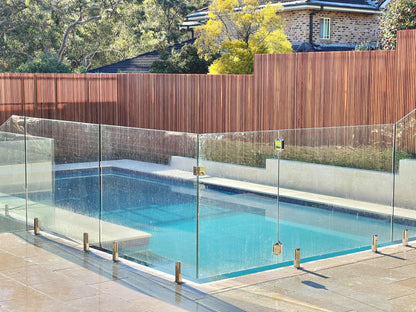 Merbau 8mm Gap Pool Screens - Raw Finish