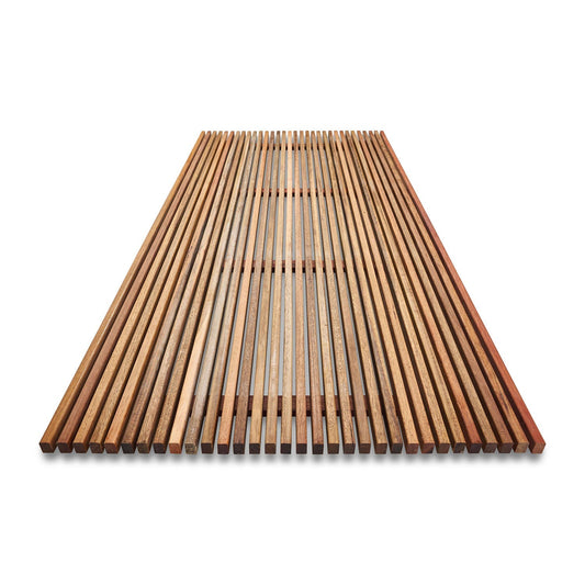 Spotted Gum Noosa 8mm Gap Pool Screens - Oiled