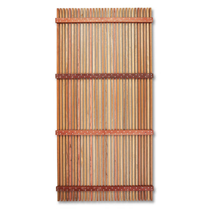 Spotted Gum Noosa 8mm Gap Pool Screens - Raw Finish