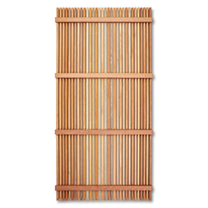 Yellow Balau Screens 8mm Gap - Raw Finish