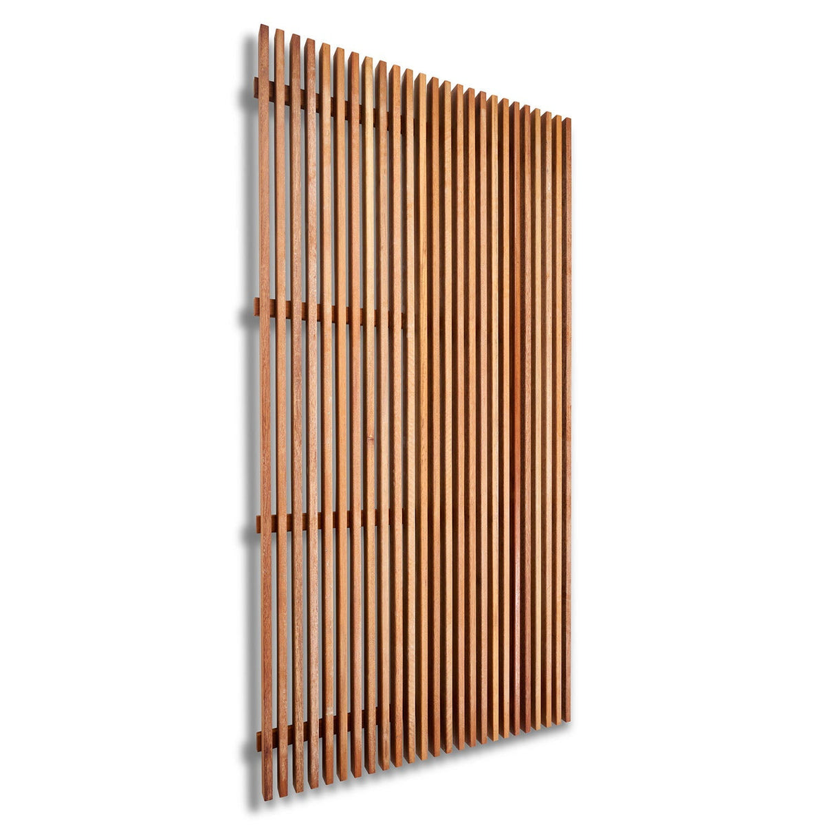 Yellow Balau Batten Screens - Oiled Finish