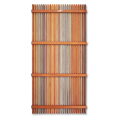 Yellow Balau Batten Screens - Oiled Finish
