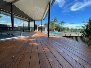 Decking- Solid Bamboo - Cool and Soft to Walk on - Next Generation HPS Decking.