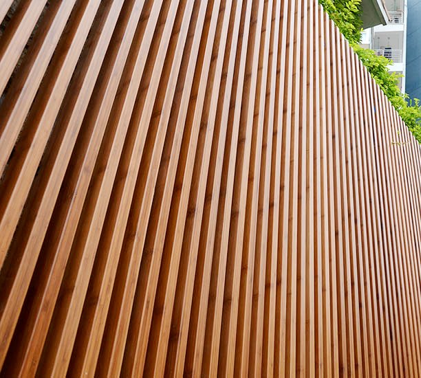 Bamboo Slatted Screens